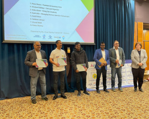 ICSOA's coordinator arranged the T20 Junior Winter Cricket Award-ICSOA kids participated