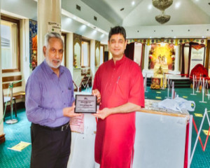 Visit of ICSOA to Sri Mandir Auburn