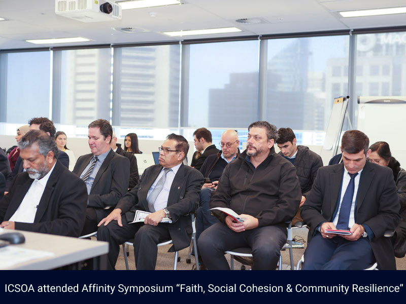 ICSOA attended Affinity Symposium "Faith, Social Cohesion & Community Resilience"